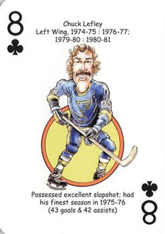 2019 Hero Decks St. Louis Blues #8♣ Base