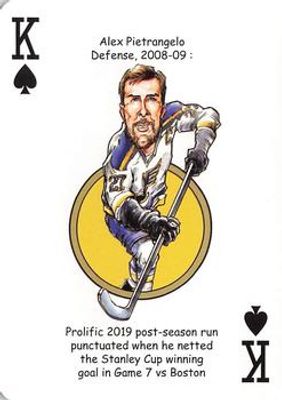 2019 Hero Decks St. Louis Blues #K♠ Base