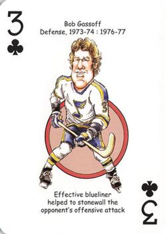 2019 Hero Decks St. Louis Blues #3♣ Base