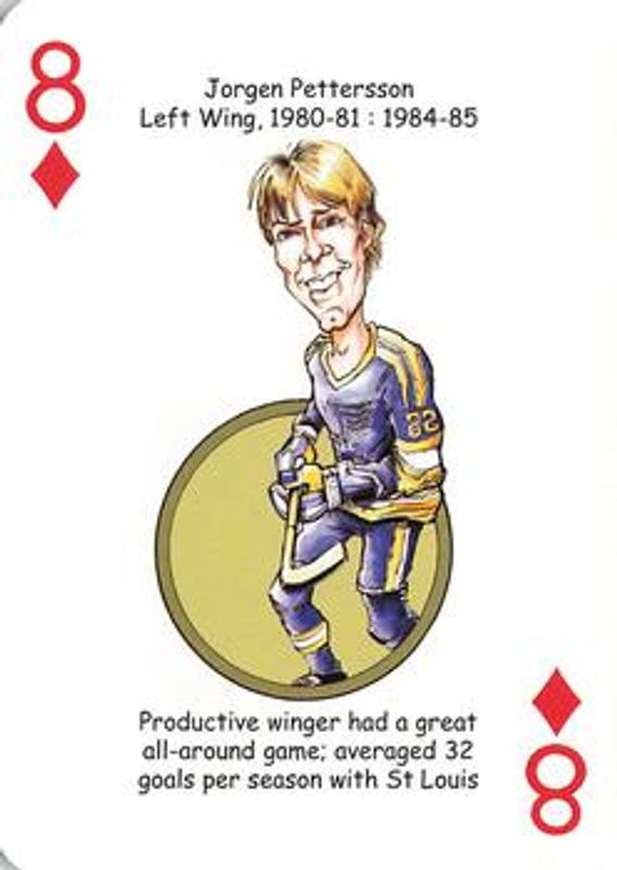 2019 Hero Decks St. Louis Blues #8♦ Base