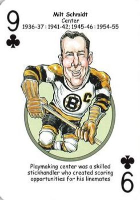 2018 Hero Decks Boston Bruins #9♣ Base