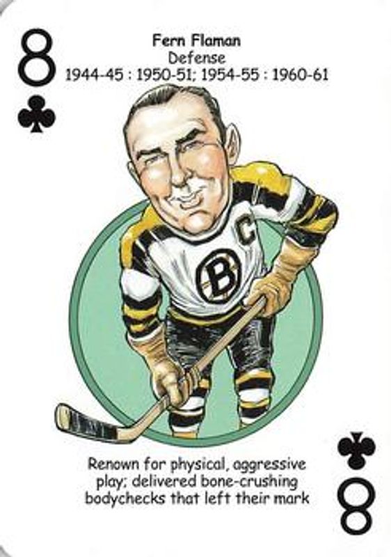 2018 Hero Decks Boston Bruins #8♣ Base