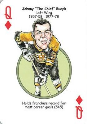 2018 Hero Decks Boston Bruins #Q♦ Base