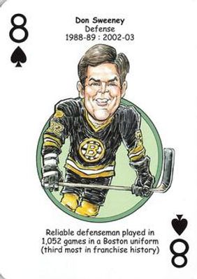 2018 Hero Decks Boston Bruins #8♠ Base