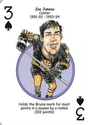 2018 Hero Decks Boston Bruins #3♠ Base