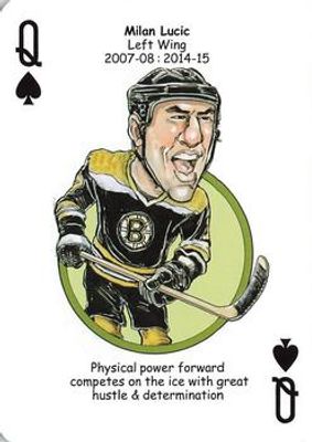 2018 Hero Decks Boston Bruins #Q♠ Base