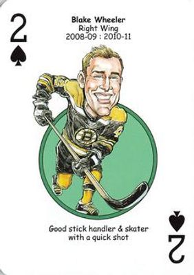 2018 Hero Decks Boston Bruins #2♠ Base