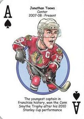 2017 Hero Decks Chicago Blackhawks #A♠ Base