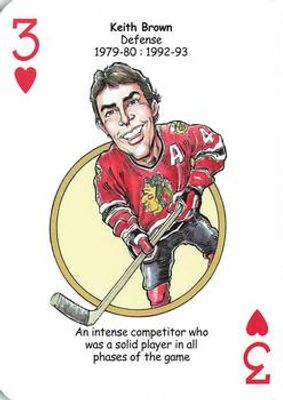 2017 Hero Decks Chicago Blackhawks #3♥ Base