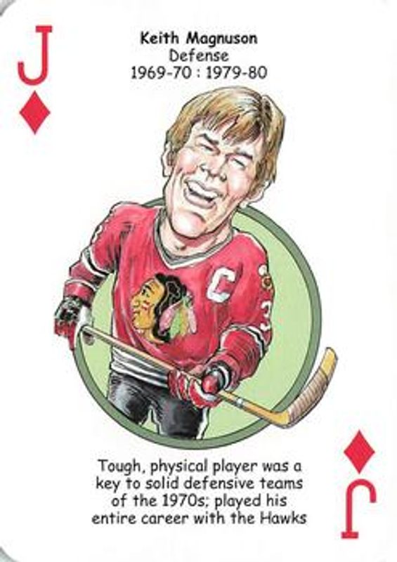 2017 Hero Decks Chicago Blackhawks #J♦ Base