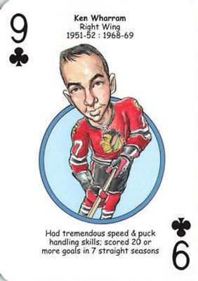 2017 Hero Decks Chicago Blackhawks #9♣ Base