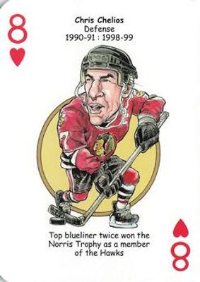 2017 Hero Decks Chicago Blackhawks #8♥ Base