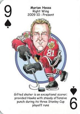 2017 Hero Decks Chicago Blackhawks #9♠ Base