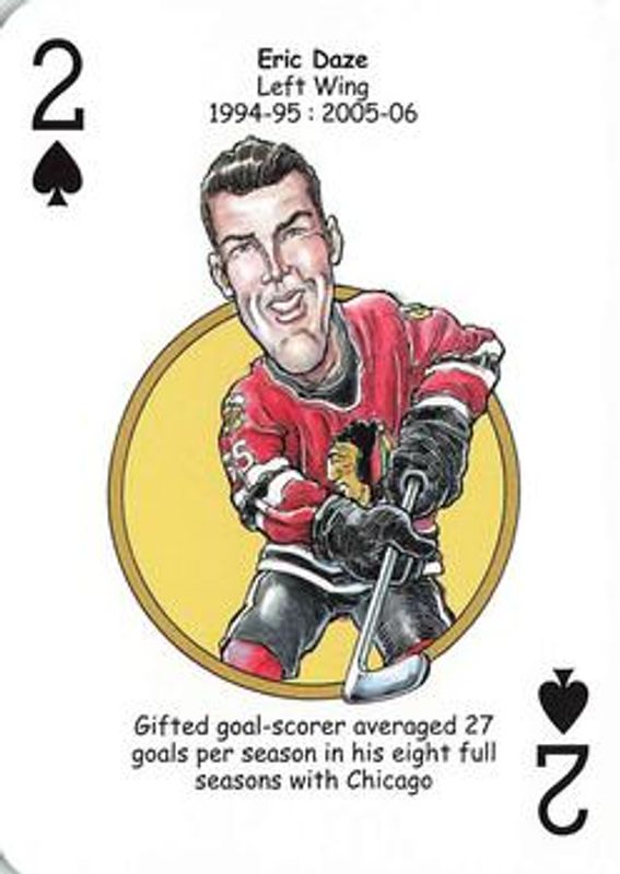 2017 Hero Decks Chicago Blackhawks #2♠ Base