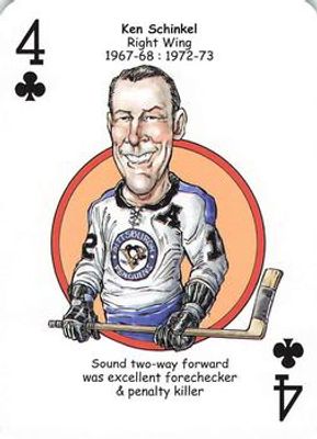 2017 Hero Decks Pittsburgh Penguins #4♣ Base