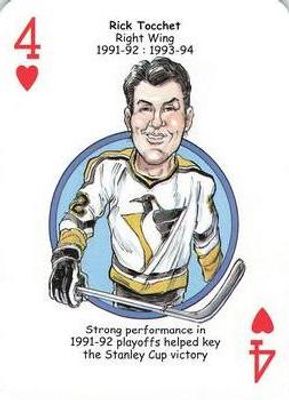 2017 Hero Decks Pittsburgh Penguins #4♥ Base