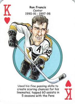 2017 Hero Decks Pittsburgh Penguins #K♥ Base