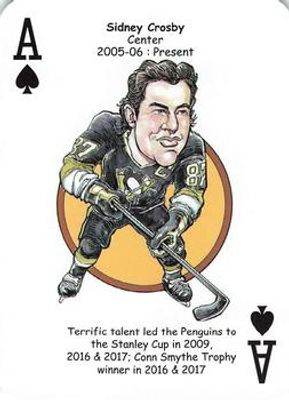 2017 Hero Decks Pittsburgh Penguins #A♠ Base