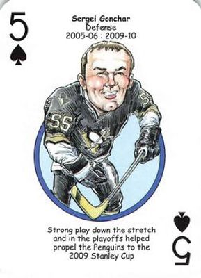 2017 Hero Decks Pittsburgh Penguins #5♠ Base