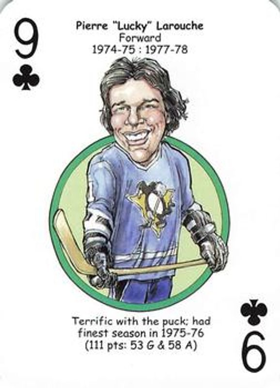 2017 Hero Decks Pittsburgh Penguins #9♣ Base