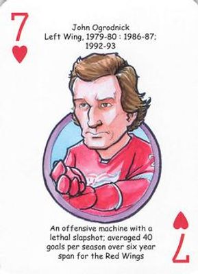 2017 Hero Decks Detroit Red Wings #7♥ Base