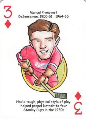 2017 Hero Decks Detroit Red Wings #3♦ Base