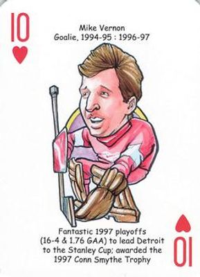 2017 Hero Decks Detroit Red Wings #10♥ Base