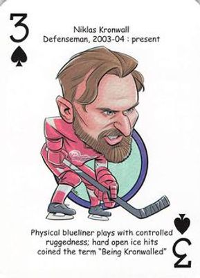 2017 Hero Decks Detroit Red Wings #3♠ Base