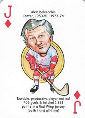 2017 Hero Decks Detroit Red Wings #J♦ Base