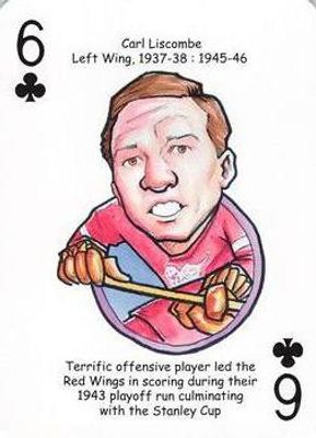 2017 Hero Decks Detroit Red Wings #6♣ Base