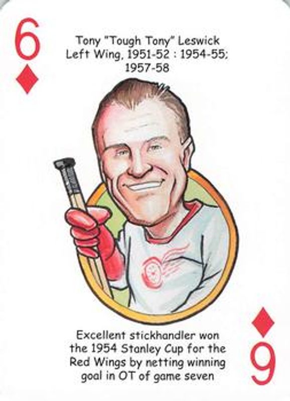 2017 Hero Decks Detroit Red Wings #6♦ Base