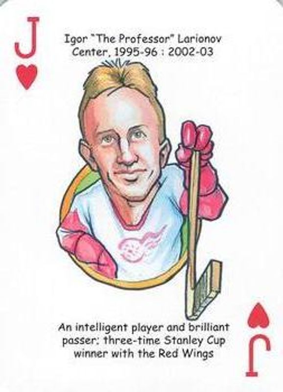 2017 Hero Decks Detroit Red Wings #J♥ Base