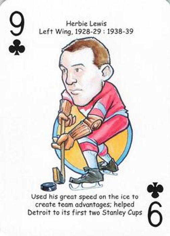 2017 Hero Decks Detroit Red Wings #9♣ Base