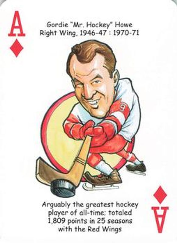 2017 Hero Decks Detroit Red Wings #A♦ Base