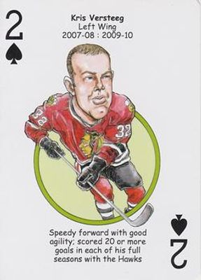 2010 Hero Decks Chicago Blackhawks #2♠ Base