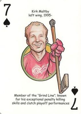 2006 Hero Decks Detroit Red Wings #7♠ Base