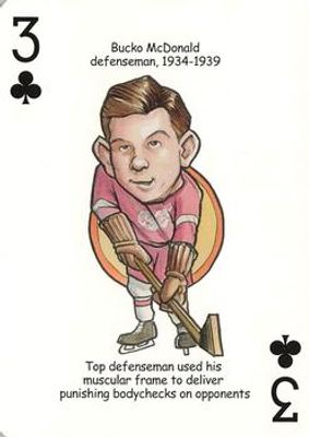 2006 Hero Decks Detroit Red Wings #3♣ Base