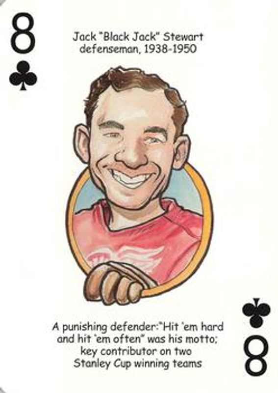 2006 Hero Decks Detroit Red Wings #8♣ Base