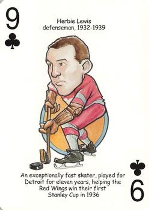 2006 Hero Decks Detroit Red Wings #9♣ Base