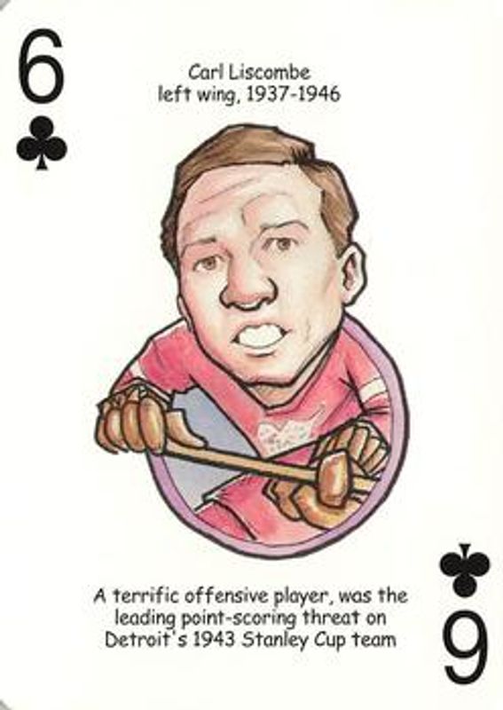 2006 Hero Decks Detroit Red Wings #6♣ Base