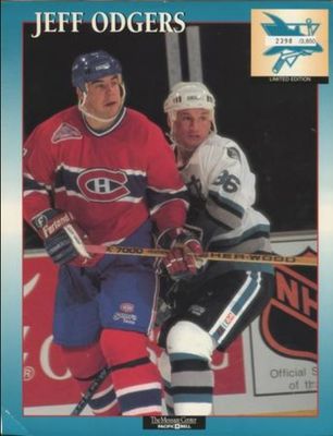 1995 Pacific Bell San Jose Sharks Base /3850