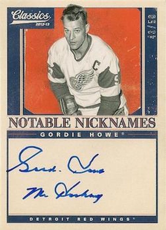 2012 Classics Signature #NN-GH Notable Nicknames /50