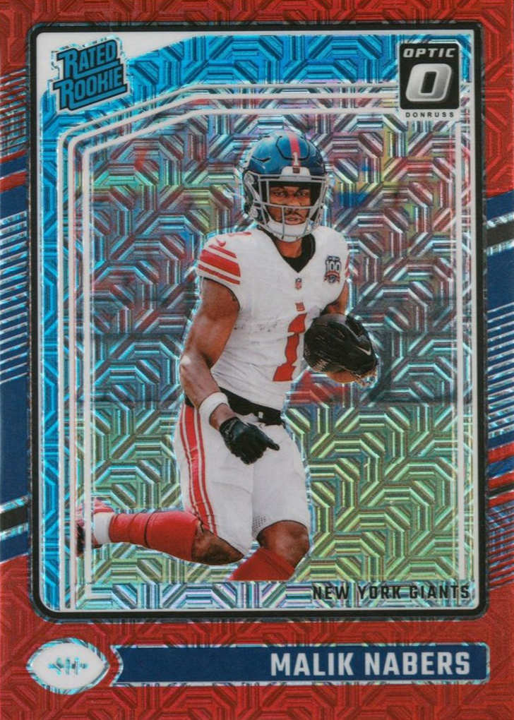 Malik Nabers 2024 Optic #271 Red Mojo Price Guide - Sports Card