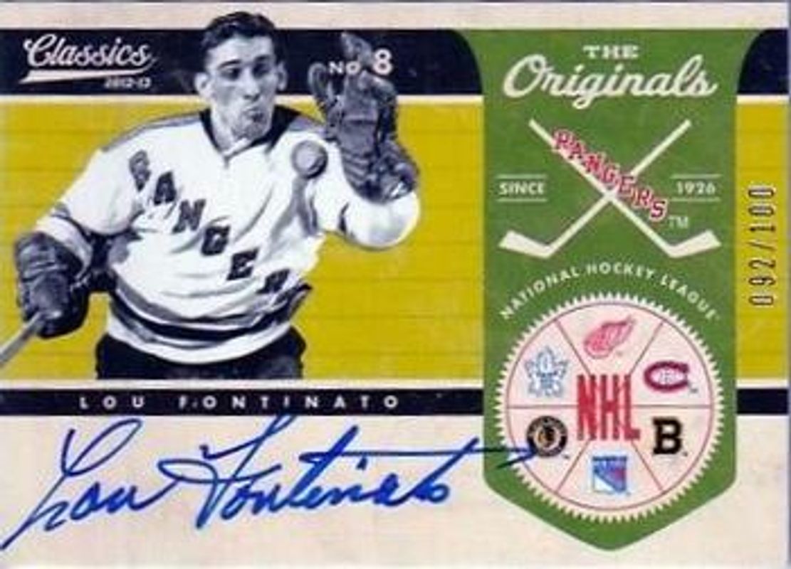 2012 Classics Signature #O38 The Originals /50