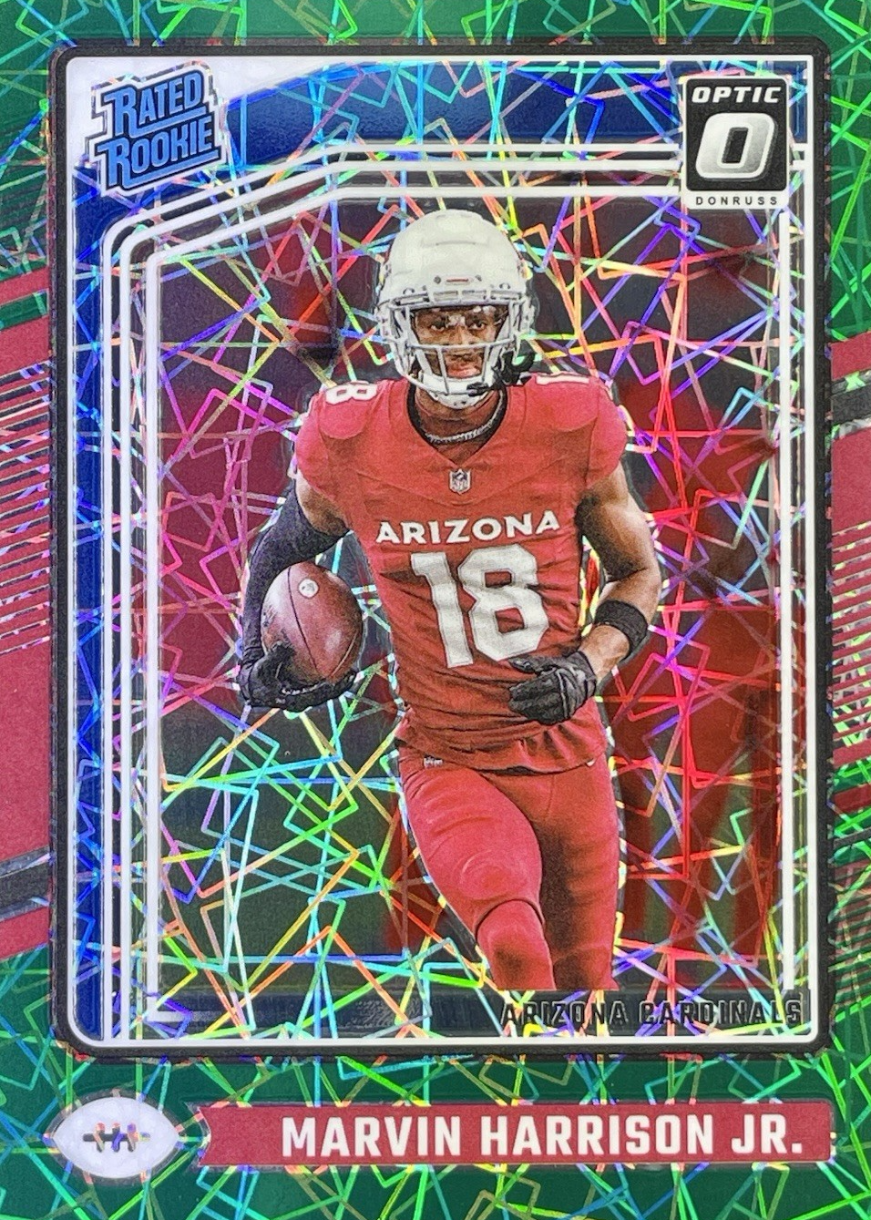 Marvin Harrison Jr. 2024 Optic #276 Green Velocity Price Guide