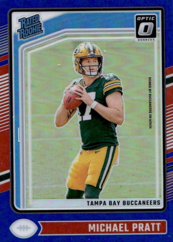 Michael Pratt 2024 Optic #280 Blue /199 Rookie RAW