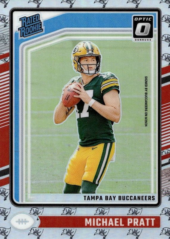 Michael Pratt 2024 Optic #280 Team Logo /32 Rookie RAW