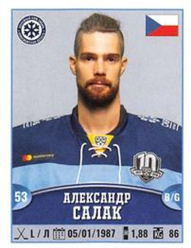 2017 Panini KHL Stickers #378 Base