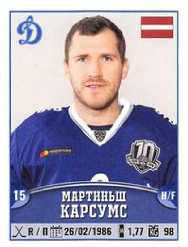 2017 Panini KHL Stickers #193 Base