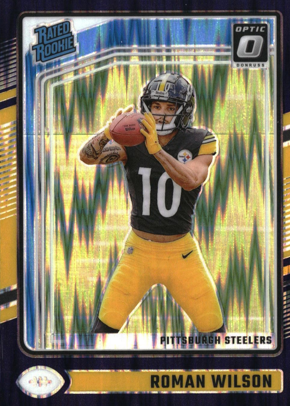 Roman Wilson 2024 Optic #285 Purple Shock Price Guide - Sports Card ...
